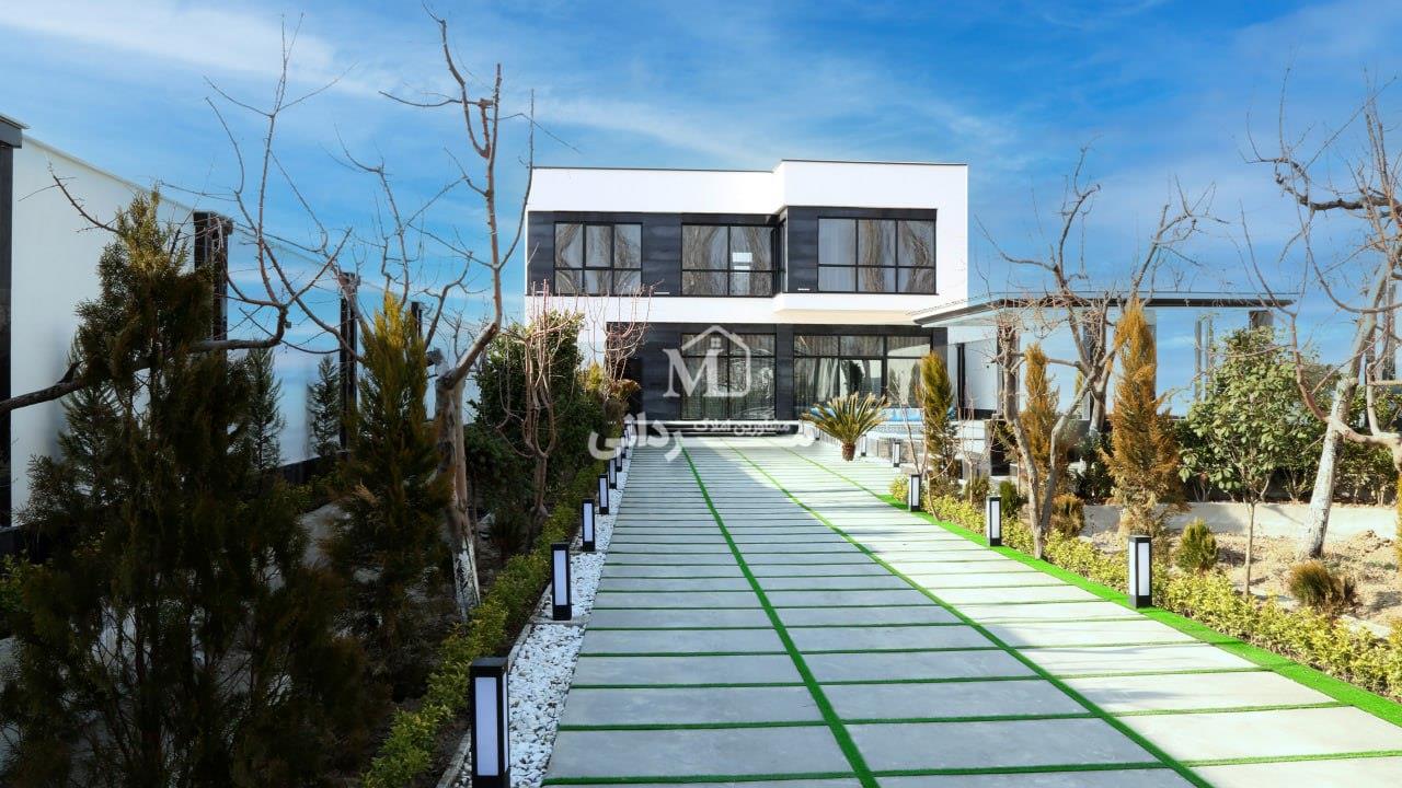 باغ ویی 1430 متری لاکچری با 250 متر بنای مدرن در منطقه کردامیر شهریار 