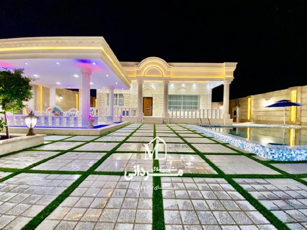 1000 متر باغ ویلا در شهریار واقع در شهرک ویلایی و خوش آب و هوای والفجر