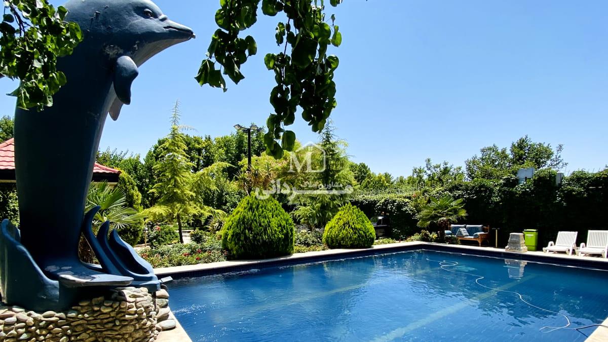 باغ ویلی 1600 متری فاخر با 200 متر بنای دوبلکس در منطقه لم آباد ملارد 