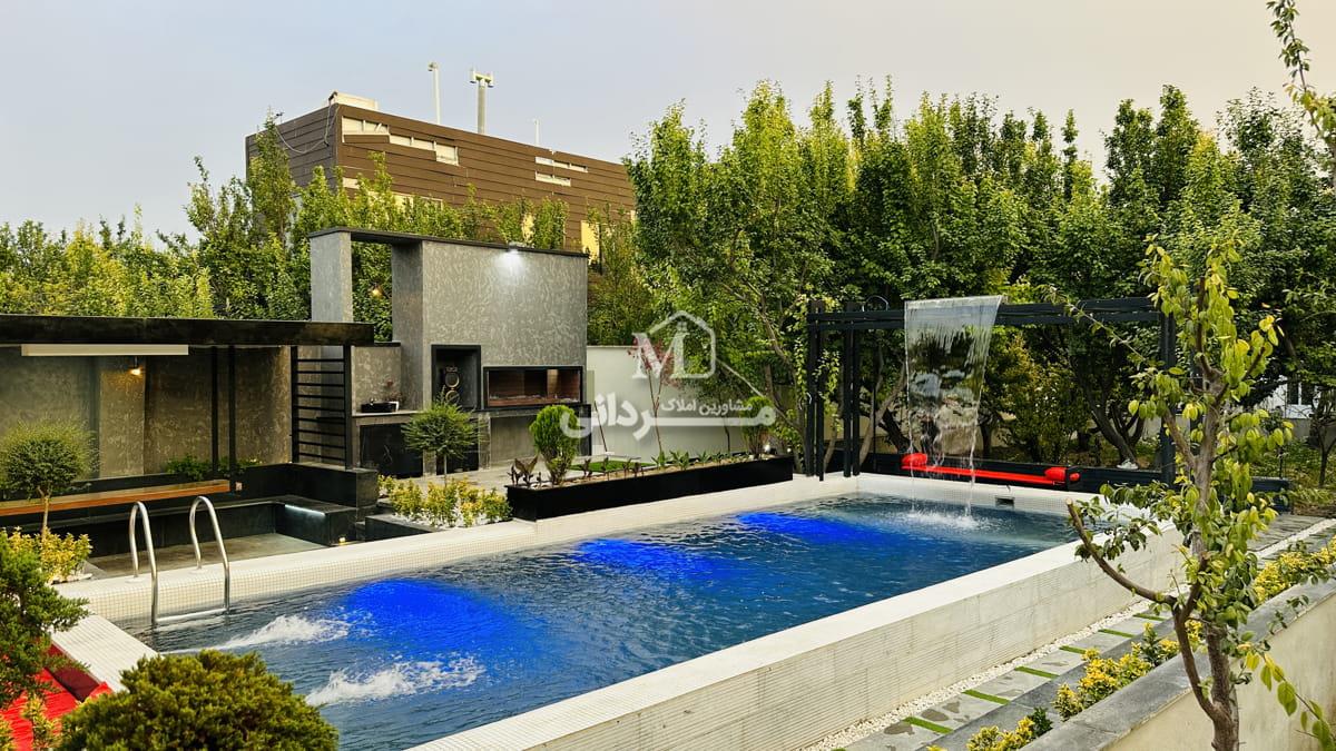 باغ ویلی 1000 متری مجهز و مدرن با 200 متر بنا در منطقه کردزار شهریار 