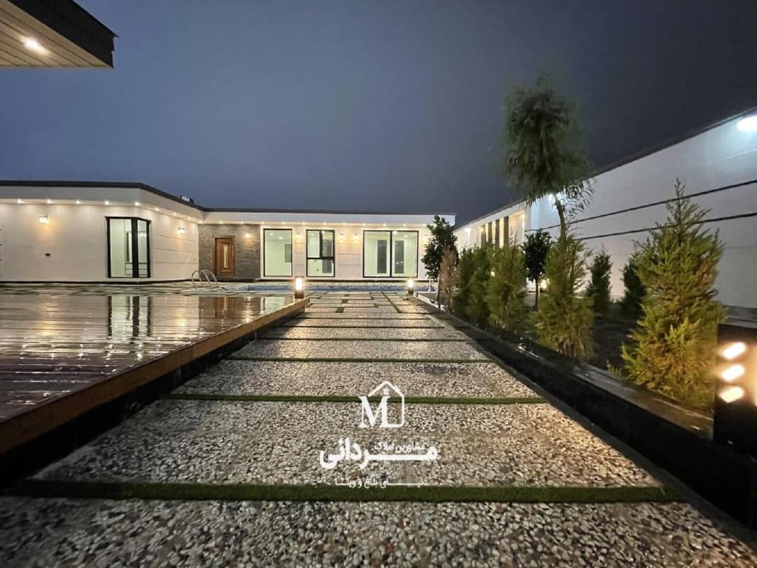1100متر باغ ویلا نوساز 180متر ویلا مدرن در لم آباد