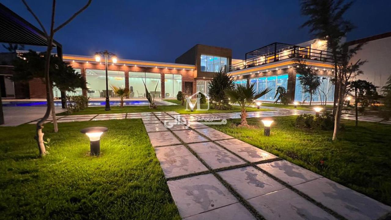  باغ ویلای 1200 متری لوکس با 380 متر بنای فاخر در منطقه صفادشت ملارد 